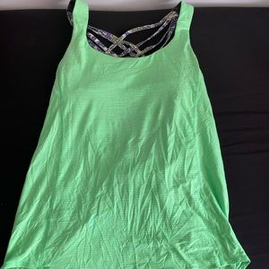 Free to be tank with built in bra